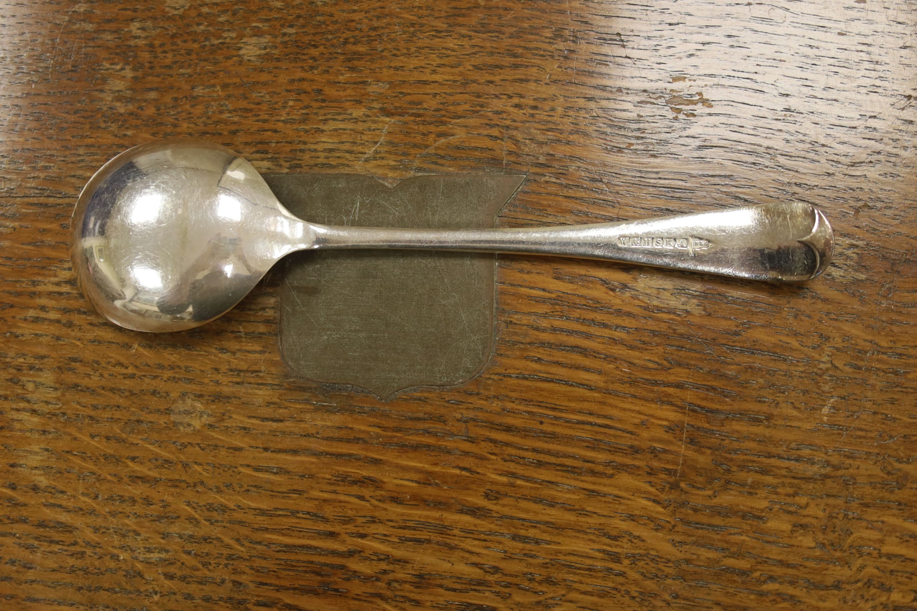 A Walker and Hall canteen of cutlery